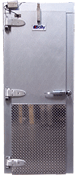 Bally Adapt-A-Door with Diamond Tread Kickplate